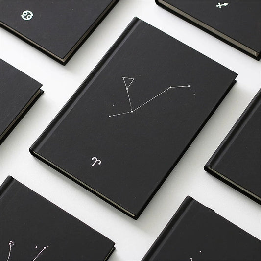 Zodiac Sign Constellation Blank Ruled Journal Notebook